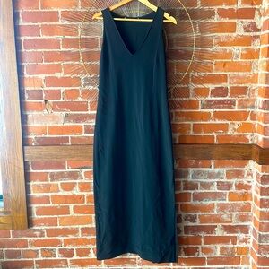 Black maxi dress